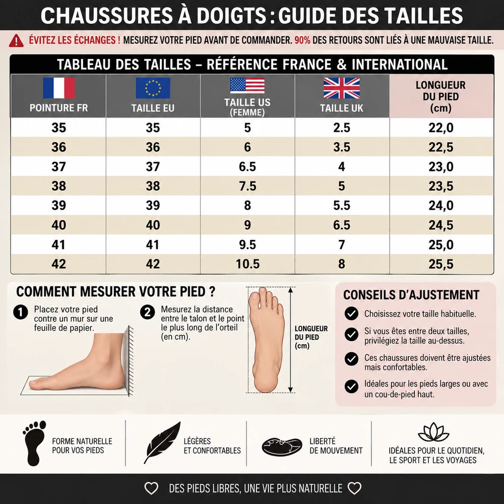 Ballerines Lara 5 Doigts